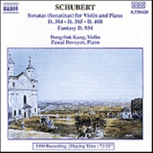 Schubert Franz - Sonatas For Violin & Piano i gruppen Externt_Lager / Naxoslager hos Bengans Skivbutik AB (649766)
