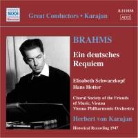 Brahms: Karajan/ Schwarzkopf - Ein Deutsches Requiem i gruppen Externt_Lager / Naxoslager hos Bengans Skivbutik AB (650047)