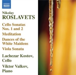Roslavets - Works For Cello And Piano i gruppen Externt_Lager / Naxoslager hos Bengans Skivbutik AB (650817)