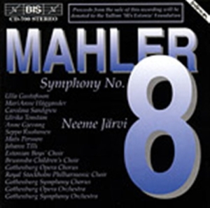 Mahler Gustav - Symphony 8 (Järvi) i gruppen Externt_Lager / Naxoslager hos Bengans Skivbutik AB (651090)