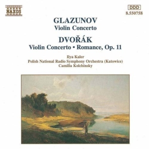 Glazunov/Dvorak - Violin Concertos i gruppen Externt_Lager / Naxoslager hos Bengans Skivbutik AB (651392)