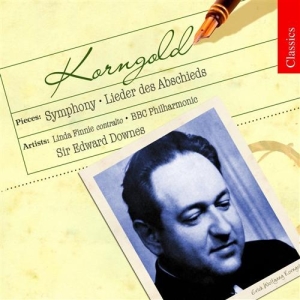 Korngold: Downes - Symphony In F Sharp Major i gruppen Externt_Lager / Naxoslager hos Bengans Skivbutik AB (651928)
