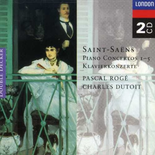 Saint-Saens - Pianokonsert 1-5 i gruppen CD / Klassiskt hos Bengans Skivbutik AB (652570)