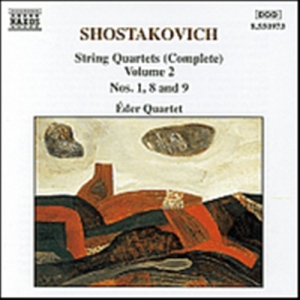 Shostakovich Dmitry - String Quartets 1, 8 & 9 i gruppen Externt_Lager / Naxoslager hos Bengans Skivbutik AB (652597)