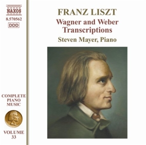 Liszt - Wagner And Weber Transcriptions i gruppen Externt_Lager / Naxoslager hos Bengans Skivbutik AB (654527)