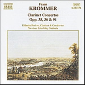 Krommer Franz - Clarinet Concertos i gruppen Externt_Lager / Naxoslager hos Bengans Skivbutik AB (656044)
