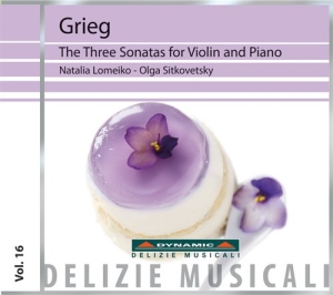 Grieg - The Three Sonatas For Violin And Pi i gruppen Externt_Lager / Naxoslager hos Bengans Skivbutik AB (659030)
