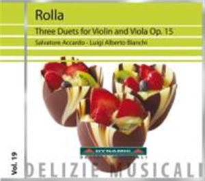 Rolla - Three Duets For Violin And Viola i gruppen Externt_Lager / Naxoslager hos Bengans Skivbutik AB (659984)