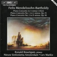 Mendelssohn Felix - Piano Conc 1/2 & A Min i gruppen Externt_Lager / Naxoslager hos Bengans Skivbutik AB (662310)