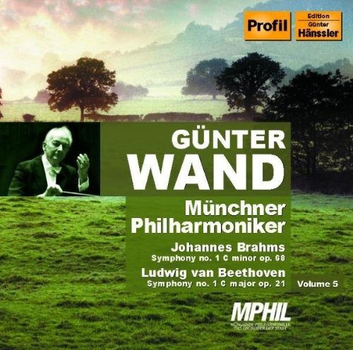 Brahms & Beethoven/ Philharmoniker - Symphony No. 1 & No. 1 In C, Munch i gruppen CD / Klassiskt hos Bengans Skivbutik AB (662722)