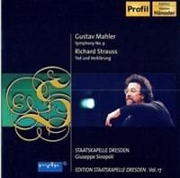 Mahler/Strauss R - Symphony No. 9/Tot Und Verklärung i gruppen Externt_Lager / Naxoslager hos Bengans Skivbutik AB (662723)