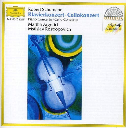 Schumann - Pianokonsert & Cellokonsert i gruppen CD / Klassiskt hos Bengans Skivbutik AB (664248)