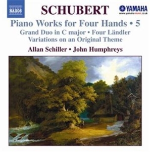 Schubert - Piano Duos i gruppen Externt_Lager / Naxoslager hos Bengans Skivbutik AB (665978)