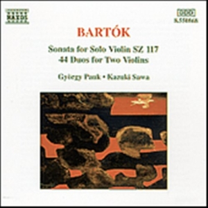 Bartok Bela - Sonatas For Solo Violin i gruppen Externt_Lager / Naxoslager hos Bengans Skivbutik AB (666079)