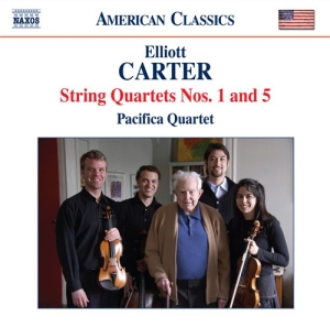 Carter - String Quartets  1 & 5 i gruppen Externt_Lager / Naxoslager hos Bengans Skivbutik AB (667070)
