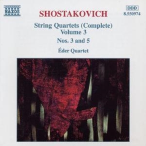 Shostakovich Dmitry - String Quartets 3 & 5 i gruppen Externt_Lager / Naxoslager hos Bengans Skivbutik AB (670758)