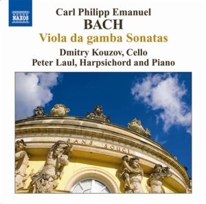 Cpe Bach - Sonatas For Viola Da Gamba i gruppen Externt_Lager / Naxoslager hos Bengans Skivbutik AB (670872)