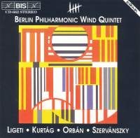 Ligeti Gyorgy - Wind Quintet /Kurtag i gruppen Externt_Lager / Naxoslager hos Bengans Skivbutik AB (671451)