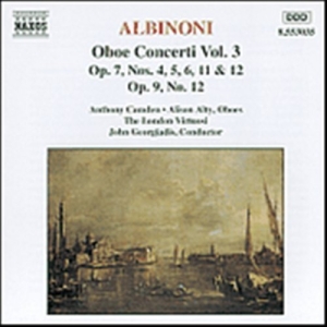 Albinoni Tomaso - Oboe Concerto Vol 3 i gruppen Externt_Lager / Naxoslager hos Bengans Skivbutik AB (672298)