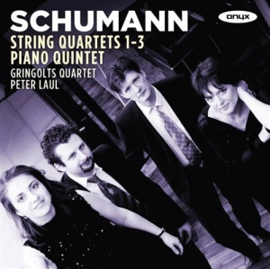 Schumann - String Quartets 1-3 / Piano Quintet i gruppen Externt_Lager / Naxoslager hos Bengans Skivbutik AB (672562)