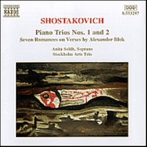 Shostakovich Dmitry - Piano Trios 1 & 2 i gruppen Externt_Lager / Naxoslager hos Bengans Skivbutik AB (674691)