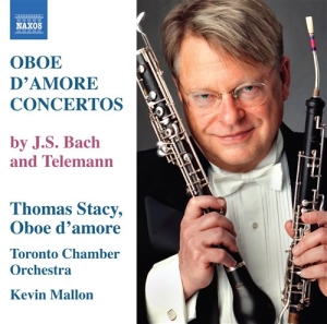 Bach / Telemann - Oboe Concertos i gruppen Externt_Lager / Naxoslager hos Bengans Skivbutik AB (674743)