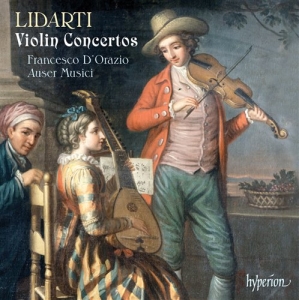 Lidarti - Violin Concertos i gruppen Externt_Lager / Naxoslager hos Bengans Skivbutik AB (675819)
