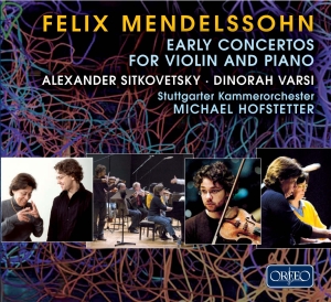 Mendelssohn Felix - Violin Concerto In D Minor i gruppen Externt_Lager / Naxoslager hos Bengans Skivbutik AB (677513)