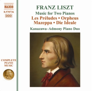 Liszt - Symphonic Poems Transcribed For Pia i gruppen Externt_Lager / Naxoslager hos Bengans Skivbutik AB (678415)