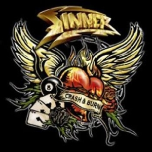 Sinner - Crash & Burn Ltd Edition i gruppen CD / Hårdrock/ Heavy metal hos Bengans Skivbutik AB (678435)