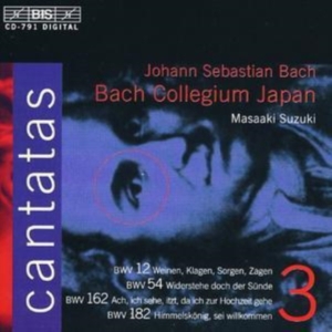 Bach Johann Sebastian - Cantatas Vol 3 i gruppen Externt_Lager / Naxoslager hos Bengans Skivbutik AB (680129)