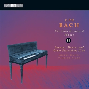 Cpe Bach - The Solo Keyboard Music Vol 18 i gruppen Externt_Lager / Naxoslager hos Bengans Skivbutik AB (684579)