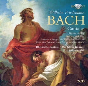 Bach W F - Cantatas i gruppen Externt_Lager / Naxoslager hos Bengans Skivbutik AB (684738)