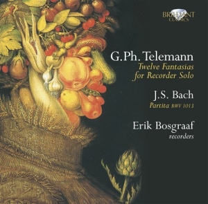 Telemann G P - Fantasias - J.S.Bach: Partita i gruppen Externt_Lager / Naxoslager hos Bengans Skivbutik AB (685991)