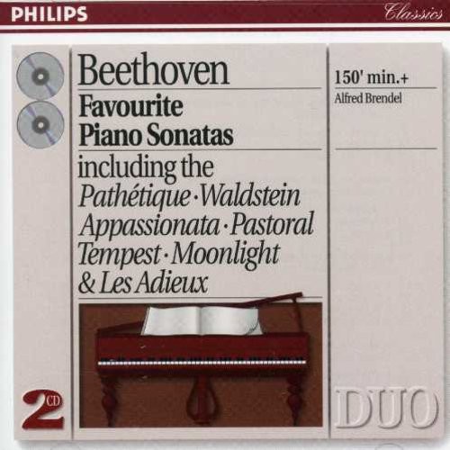 Beethoven - Populära Pianosonater i gruppen CD / Klassiskt hos Bengans Skivbutik AB (688485)