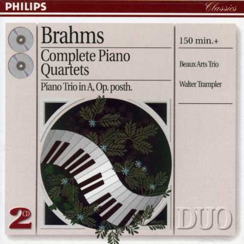 Brahms - Pianokvartetter Samtl i gruppen CD / Klassiskt hos Bengans Skivbutik AB (689723)