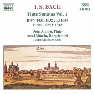 Bach Johann Sebastian - Flute Sonatas Vol. 1 i gruppen Externt_Lager / Naxoslager hos Bengans Skivbutik AB (690146)
