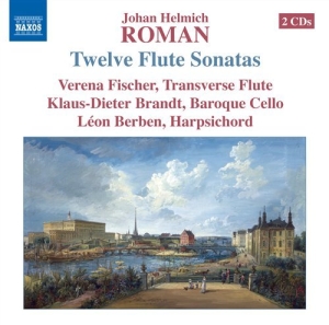 Roman - 12 Sonatas For Flute, Cello And Har i gruppen Externt_Lager / Naxoslager hos Bengans Skivbutik AB (691919)