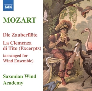 Mozart - The Magic Flute For Wind Ensemble i gruppen Externt_Lager / Naxoslager hos Bengans Skivbutik AB (692013)