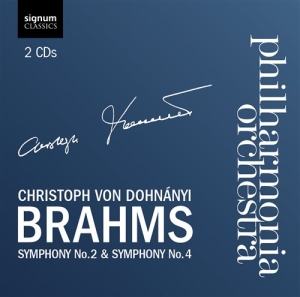 Brahms Johannes - Symphony No.2 And No. 4 i gruppen Externt_Lager / Naxoslager hos Bengans Skivbutik AB (693233)