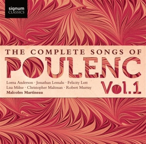 Poulenc Francis - Poulenc Songs, Vol.1 i gruppen Externt_Lager / Naxoslager hos Bengans Skivbutik AB (693430)