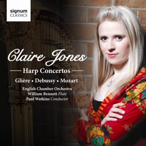 Jones Claire / Bennett William - Harp Concertos i gruppen Externt_Lager / Naxoslager hos Bengans Skivbutik AB (693460)