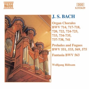 Bach Johann Sebastian - Organ Chorales i gruppen Externt_Lager / Naxoslager hos Bengans Skivbutik AB (693512)