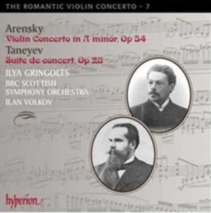 Arensky / Taneyev - Romantic Violin Concertos i gruppen Externt_Lager / Naxoslager hos Bengans Skivbutik AB (695088)