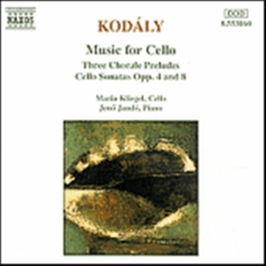 Kodaly Zoltan - Music For Cello i gruppen Externt_Lager / Naxoslager hos Bengans Skivbutik AB (696249)