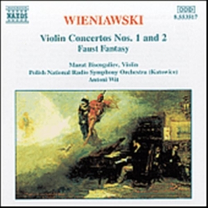 Wieniawski Henryk - Violin Concertos Nos 1 & 2 i gruppen Externt_Lager / Naxoslager hos Bengans Skivbutik AB (696928)