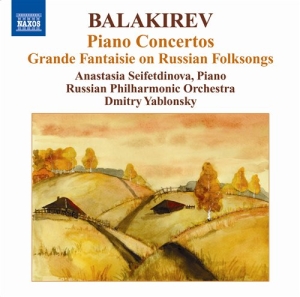 Balakirev - Piano Concertos i gruppen Externt_Lager / Naxoslager hos Bengans Skivbutik AB (698080)