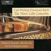 Bach Carl Philipp Emanuel - Cello Concertos i gruppen Externt_Lager / Naxoslager hos Bengans Skivbutik AB (698658)