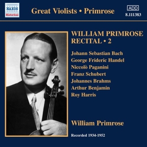 William Primrose - Recital Vol 2 i gruppen Externt_Lager / Naxoslager hos Bengans Skivbutik AB (699396)