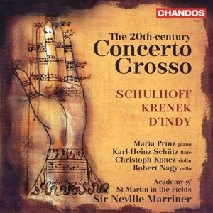 Schulhoff / Krenek / D Indy - Concerto Grosso i gruppen Externt_Lager / Naxoslager hos Bengans Skivbutik AB (706836)